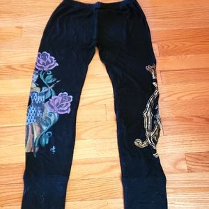 Women's Ed Hardy cropped leggings